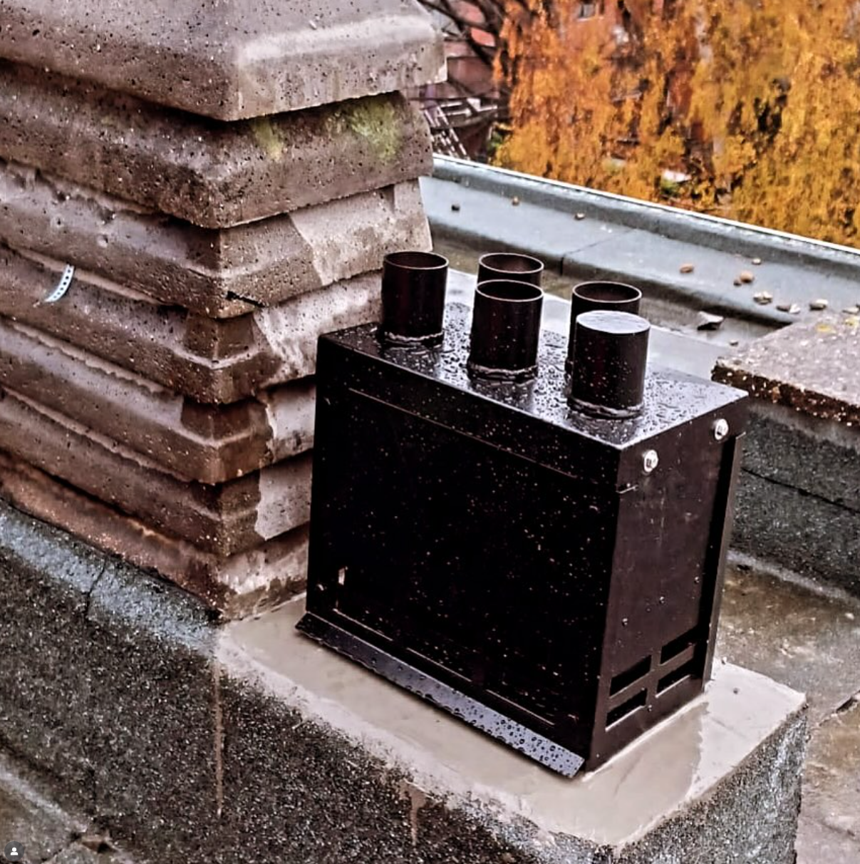 Rookgasafvoer na ketelplaatsing